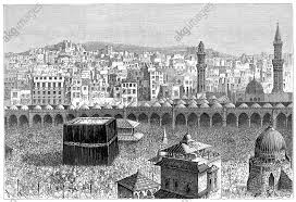 Tableau photo la mecque kaaba mecca , hajj. Akg Images La Kaaba A La Mecque Gravure 19e Siecle