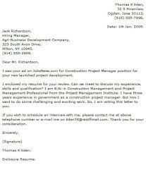 Project Manager Cover Letter Examples Resume Now