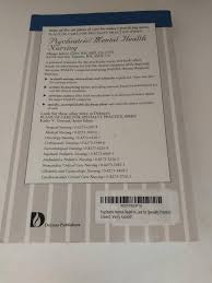 Psychiatric Mental Health Nursing (Plans of Care for Specialty Practice):  9780827361027: Medicine & Health Science Books @ Amazon.com