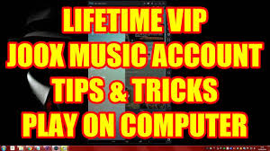 joox music lifetime vip member play in pc