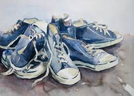 Lihatlah perbedaan kesan gelap dan terang yang ditimbulkan dari setiap kotak. Teknik Aquarel Dalam Melukis Beserta Contoh Gambarnya Bagi Info