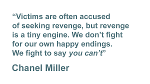 I was determined that in fiction anyway two men so much for endings. Chanel Miller Stanford Sexual Assault Survivor Tells Her Story Bbc News