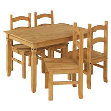 Shop complete dining table sets for the kitchen and dining room. Buy Argos Home San Diego Solid Wood Dining Table 4 Chairs Limited Stock Home And Garden Argos