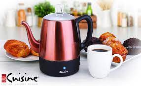The harvest range brings a touch of rustic elegance to the modern home with its beautiful natural ash and clean, classic shapes. Amazon Com Euro Cuisine Per04 Electric Percolator 4 Cup Stainless Steel Coffee Pot Maker 4 Cup Copper Finish Kitchen Dining