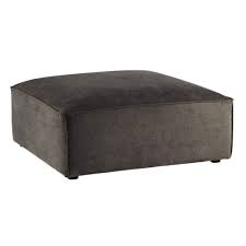 Sofa king can come along with a matching hocker to make your netflix nights even more king hocker 100% polyester fabric, >50.000 martindale, colour fastness 4 filling: Modularer Sofahocker Aus Stoff Grautaupe Malo Maisons Du Monde