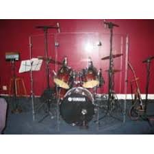 Drum shield ds4 5 panels 2 fee x 5 feet chrome hinges. Drum Shield Drum Screen Four Panels 2ft X 4ft With Living Hinges Drums Musikinstrumente