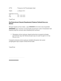 Contoh surat kuasa refund ka. Surat Rasmi Full Settlement Surat Rasmi D