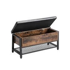 Like all rubbermaid outdoor storage products, this has a double wall design to give it superior durability and rigidity. Padded Seat Storage Bench Shoe Bench Vasagle By Songmics