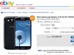 In order to secure your smartphone and its contents, . 16gb Galaxy S3 Available For 499 99 Via Ebay Daily Deals