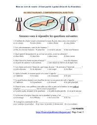 Dialogue Au Restaurant Clients Et Serveur Dialogue Restaurant