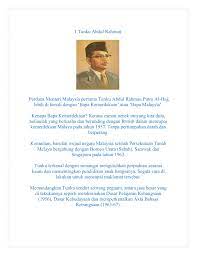 Kesimpulannya, tunku abdul rahman banyak mencurahkan sumbangannya. Sumbangan Tunku Abdul Rahman Kepada Negara Jet Skaa