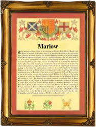 Surname Database Marlow Last Name Origin