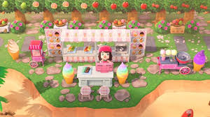 Animal Crossing Ice Cream Shop Animal Crossing Pond Animals Animal Crossing Cafe
