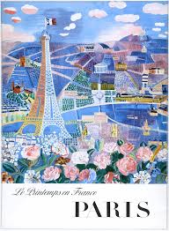Printemps is a luxury department store and just visiting it is an experience. 1966 Raoul Dufy Le Printemps En France Paris Travel Poster By Retro Graphics Paris Travel Poster Paris Poster Vintage Travel Posters