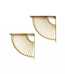 Living Room Shelf Brackets Gold Shelves Gold Shelf Brackets
