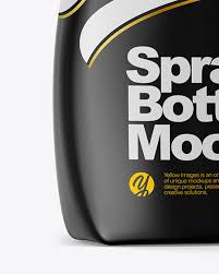 Close up on glossy spray paint can mockup. Glossy Spray Bottle Side View Mockup In Bottle Mockups On Yellow Images Object Mockups