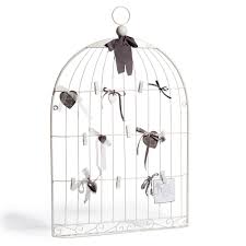 Tablero Jaula Pajaro Blanco Maisons Du Monde Decoration Maison Du Monde Decoration Cage Oiseaux