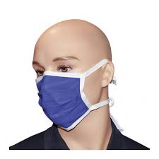 Für eine extralange gipsbinden eignen sich gut zum gestalten von masken. Mund Nasen Schutz Mns Maske Zum Binden Blau Weiss 100 Baumwolle Waschbar Von Megro Gmbh Co Kg Bei Vitalisto De