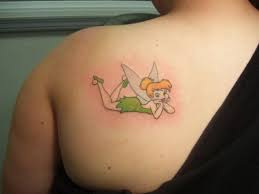 Here are some of the most popular design combinations: 20 Tinkerbell Tattoos And What They Represent Fairy Tattoo Small Tattoos Back Of Shoulder Tattoo