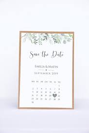Viele formate & designs ✔ einfache gestaltung ➤ jetzt selbst gestalten & bestellen! Save The Date Cards With Calendar Sheet Eucalyptus Love Backyard Wedding Invitations Save The Date Cards Wedding Save The Dates