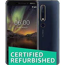 Certified Refurbished Nokia 6 1 Blue Gold 4gb 64gb Nokia Nokia 6 64gb