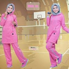 Baju renang muslimah jilbab panjang & cutting longgar (syari) rzb 907 bahan spandex yang halus & lentur. Jual Baju Olahraga Muslim Ah Kontak Order Wa 081274426139
