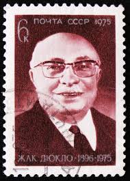 Portrait of Jacques Duclos 1896-1975, French Labor Leader, Circa 1975  Editorial Photography