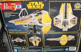 Anakin's jedi starfighter (505 pieces) brand: Star Wars Puzz 3d Anakin S Jedi Starfighter 505 Piece Puzzle Advanced Wrebbit 429930030
