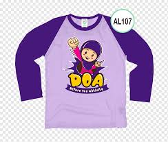 Aplikasi desain baju dan kaos bisa membantu mengembangkan bisnismu, loh! T Shirt Muslim Islam Family Child T Shirt Purple Tshirt Child Png Pngwing