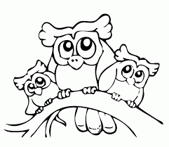 There is also a super cute mama owl & baby owl version over on hattifant. Baby Owl Coloring Pages Coloring Home