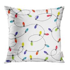 Free shipping on your first order shipped by amazon. Bsdhome String Christmas Lights With Colorful Watercolor Garland Of Bulbs Xmas Bright Pillow Case Pillow Cover 16x16 Inch Throw Pillow Covers Walmart Canada