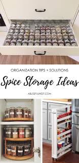 The best photo album storage ideas allow you to readily view your memories. Spice Storage Ideas Organization Tips A Blissful Nest