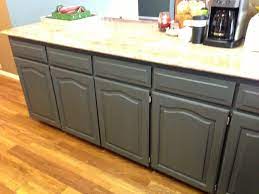 It was a pain, however, with all the prep work, but much more affordable than installing new cabinets! Using Chalk Paint To Refinish Kitchen Cabinets Wilker Do S