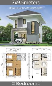 Lovely Small 2 Storey Modern House Design Plans Small House Design Plans 7x9 5m With 4 Bedroo Small House Design Small House Design Plans Bungalow House Plans