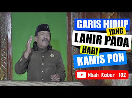 8 angka keberuntungan senin wage. Video Weton Lahir