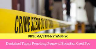 Anda nak file contoh soalan penolong pegawai siasatan ini? Deskripsi Tugas Penolong Pegawai Siasatan Gred P29 Spa
