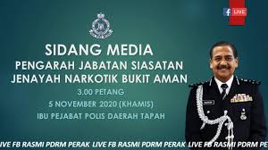 The place is located in menara kpj. Polis Perak Sidang Media Pengarah Jabatan Siasatan Jenayah Narkotik Bukit Aman Facebook