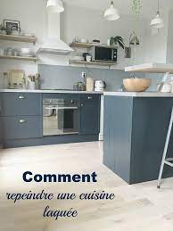 Repeindre une armoire en bois sans poncer. Comment Repeindre Une Cuisine Laquee Home By Marie
