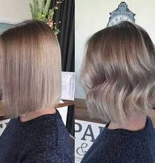 Short Ash Brown Hair Ash Blonde Short Hair Ash Blonde Balayage Short Ash Blonde Balayage