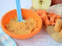 Chicken With Sweet Potatoes And Apples 8 Months Sweet Potato Baby Food Sweet Potato And Apple Baby Food Recipes