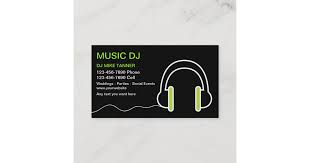 Start with a template, add your details, and get professional results in minutes. Music Dj Business Cards Zazzle Com