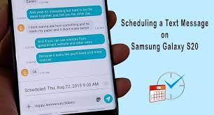 How To Schedule Text Message On Galaxy S20 Without Difficulty Text Messages Messages Messaging App
