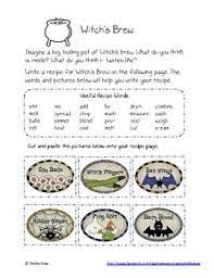 Witch S Brew Recipe Activity Halloween Teaching Halloween Writing Writing Activities