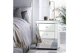 Shop our glass bedside table selection from top sellers and makers around the world. Artiss Bedside Table Mirrored Glass Presia Collection Silver Kogan Com