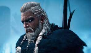 New Look At Male Eivor With White Hair Assassinscreed