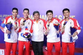 Badminton's worldwide popularity was proven during the 1992 olympics, when an estimated 1.1 indonesia, a nation that had never won an olympic gold medal, took home the men's singles gold. Sea Games Indonesia Badminton Men S Team Win Sixth Consecutive Gold Sports The Jakarta Post
