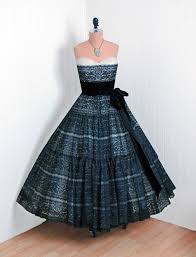 Black And Blue Dress Illusion Original Picture Formal Dress Will Steinman Original 1950 S American Illusion Floral Patterned Lace Net Tulle Velvet Bow Bodice Vintage Dresses Dresses Beautiful Dresses