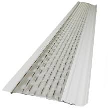 Gibraltar Building Products 4 Ft X 5 In Clean Mesh White Aluminum Gutter Guard 25 Per Carton 99441 The Home Depot In 2020 Gutter Guard Gutters Gutter