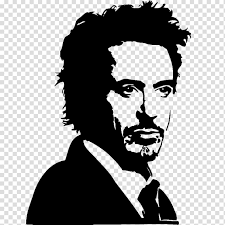 Free: Robert Downey Jr. Drawing Portrait Art Sketch, robert downey jr  transparent background PNG clipart