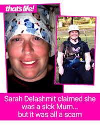 Liz and Brian thought they were helping a brave young mum with cancer. But Sarah  Delashmit's story wasn't real